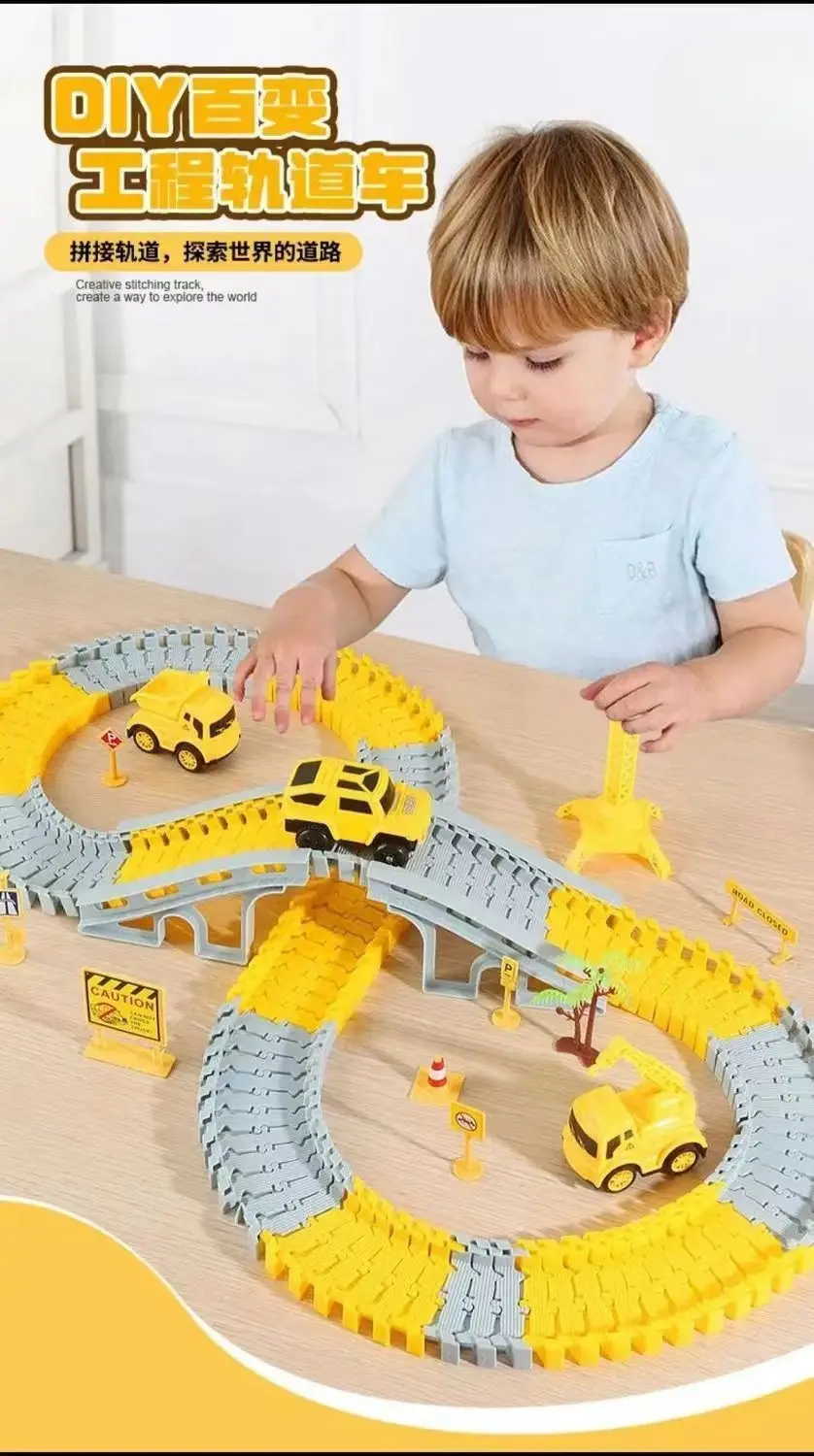 Electric Track Car for Kids Educational Toy — feature 6