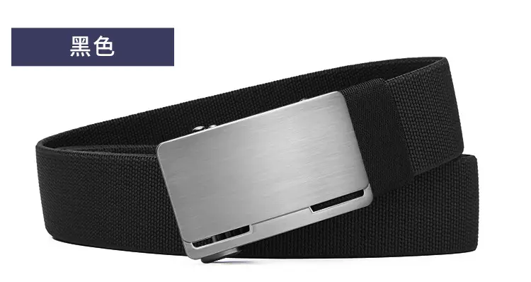 Men's Black Coffee Automatic Buckle Belt — feature 15