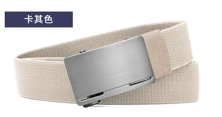 Men's Black Coffee Automatic Buckle Belt — feature 18
