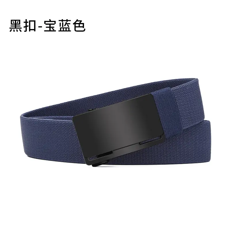 Men's Black Coffee Automatic Buckle Belt