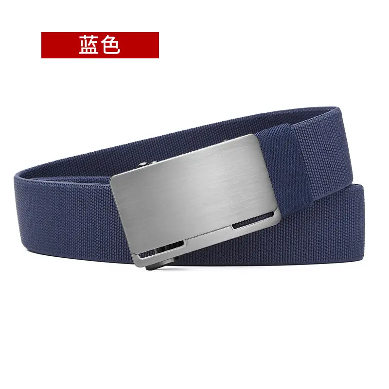Men's Black Coffee Automatic Buckle Belt
