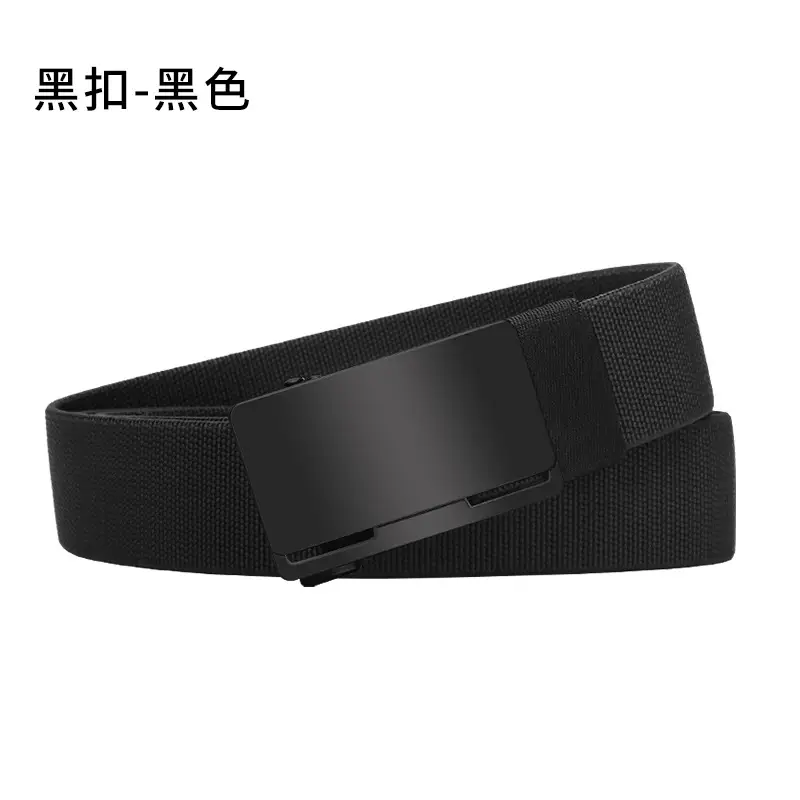 Men's Black Coffee Automatic Buckle Belt