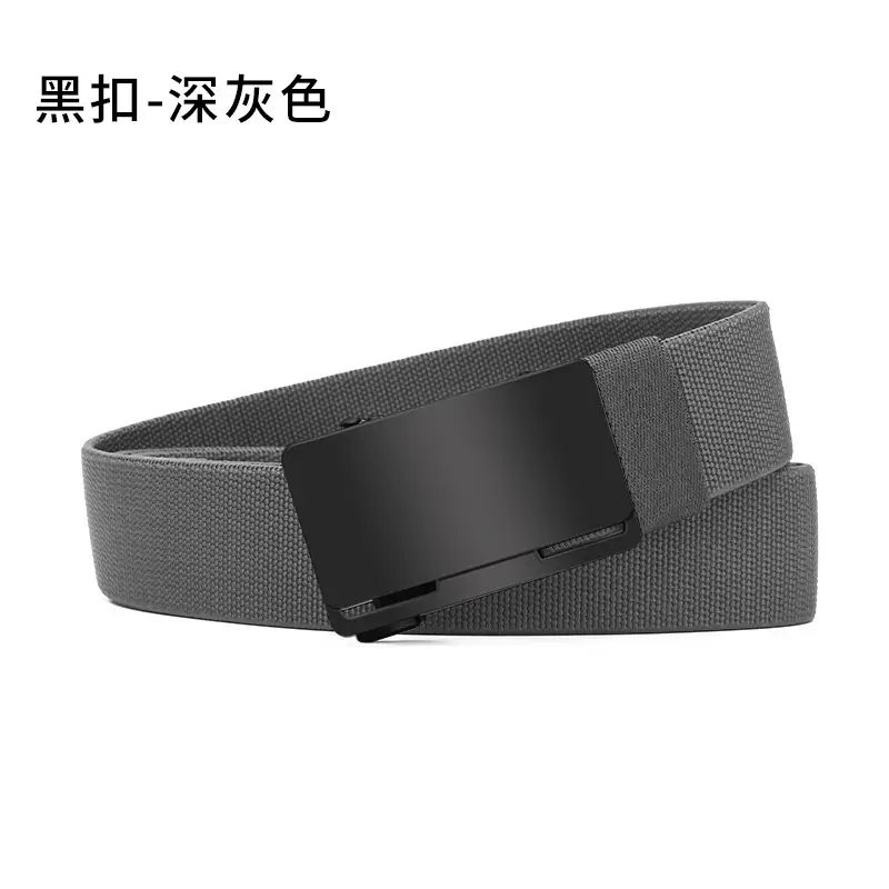 Men's Black Coffee Automatic Buckle Belt