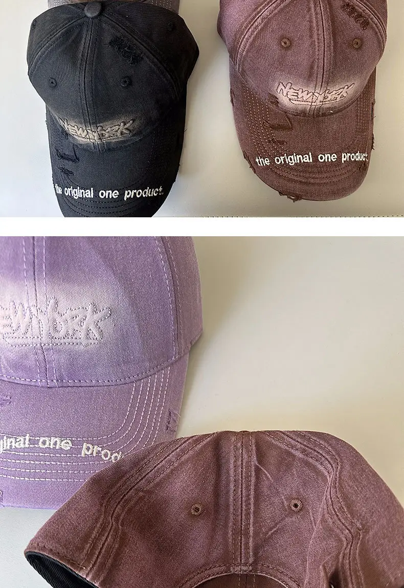 Men Grey Leather Baseball Cap Original One Product — feature 12