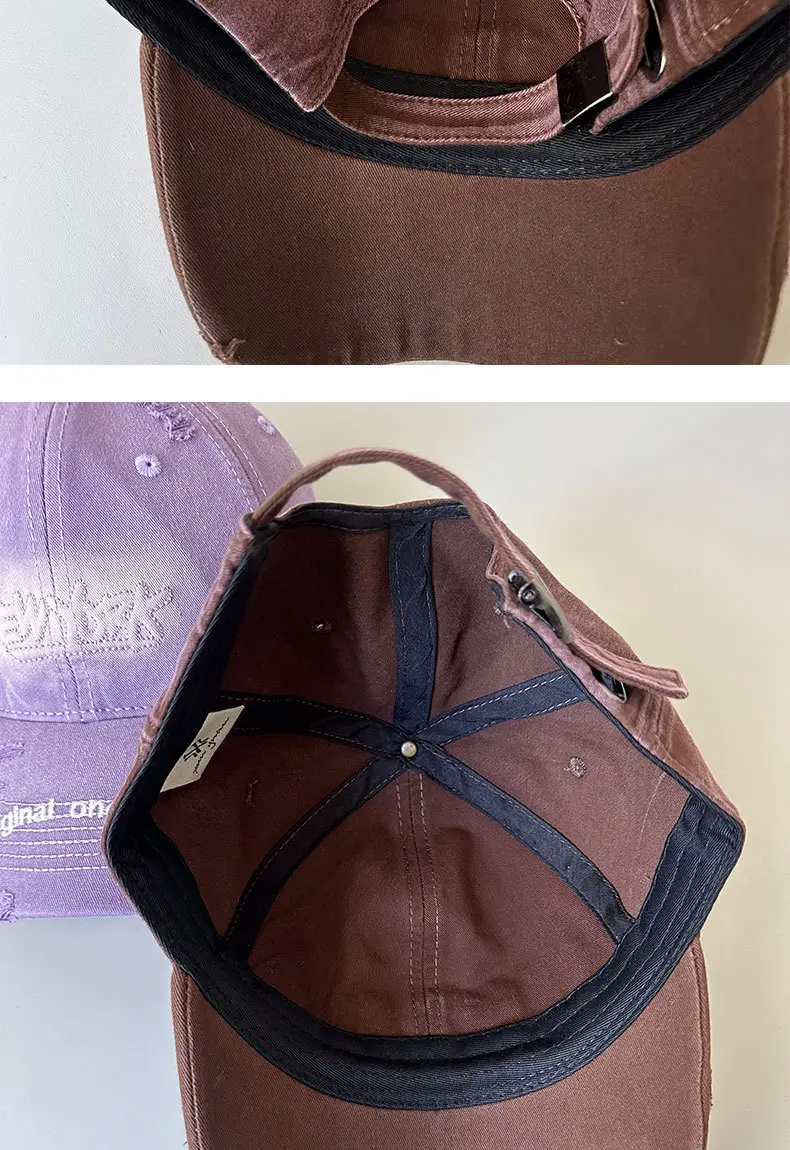 Men Grey Leather Baseball Cap Original One Product — feature 13