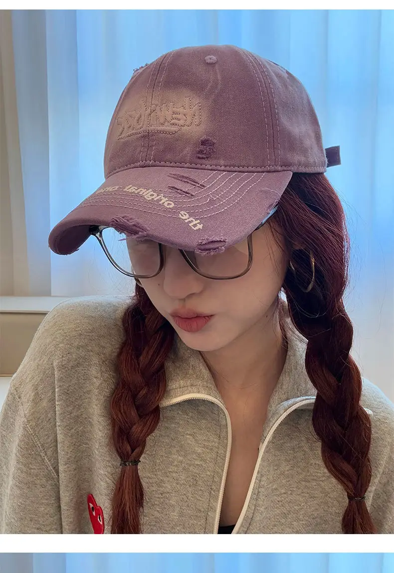Men Grey Leather Baseball Cap Original One Product — feature 2
