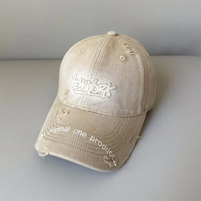 Men Grey Leather Baseball Cap Original One Product - Image 5