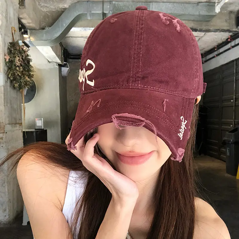 Women Denim Baseball Cap with "Specious" Logo