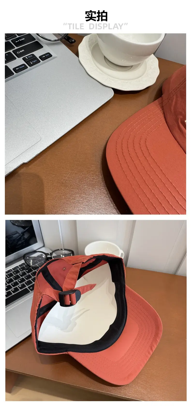 Women Yellow Duck Tongue Cap with Brand Logo — feature 4