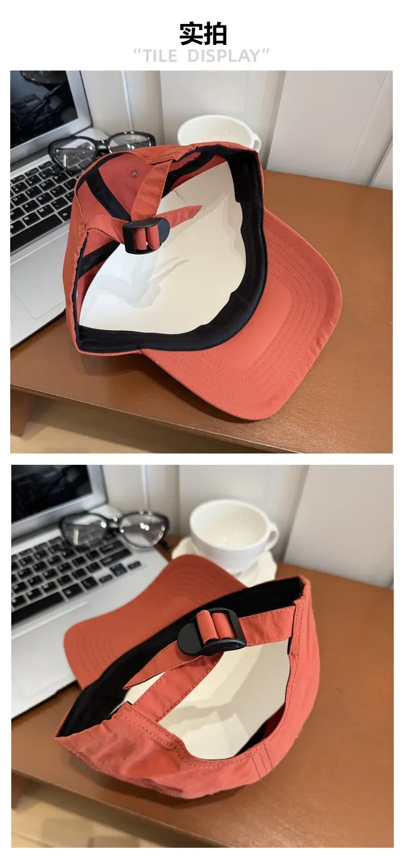 Women Yellow Duck Tongue Cap with Brand Logo — feature 5