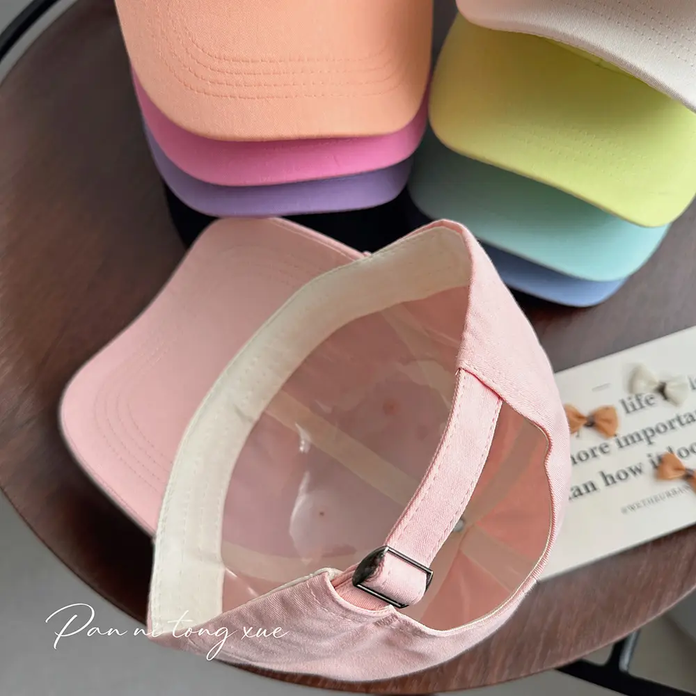Pink Bow Baseball Cap for Girls Spring - Image 11