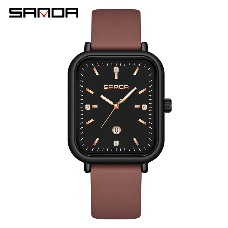Sanda Square Watch for Women Quartz Waterproof - Image 9