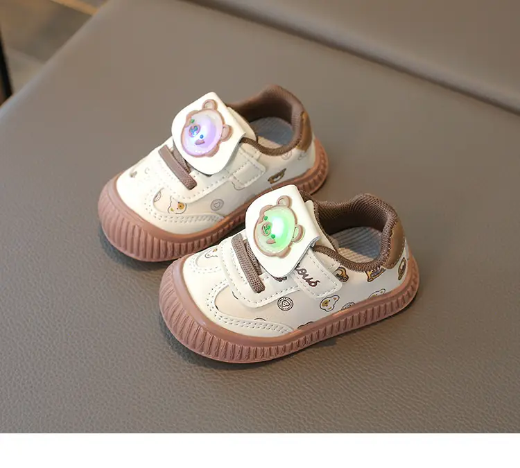 Children's shoes baby toddler shoes fashion boys and girls bear baby shoes 2025 spring and autumn girls single new fashion — feature 10