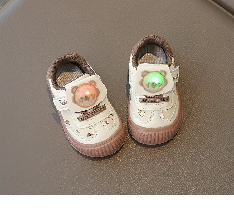 Children's shoes baby toddler shoes fashion boys and girls bear baby shoes 2025 spring and autumn girls single new fashion — feature 11