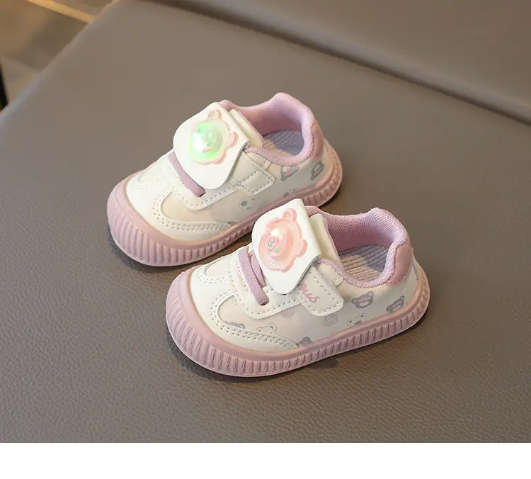 Children's shoes baby toddler shoes fashion boys and girls bear baby shoes 2025 spring and autumn girls single new fashion — feature 13