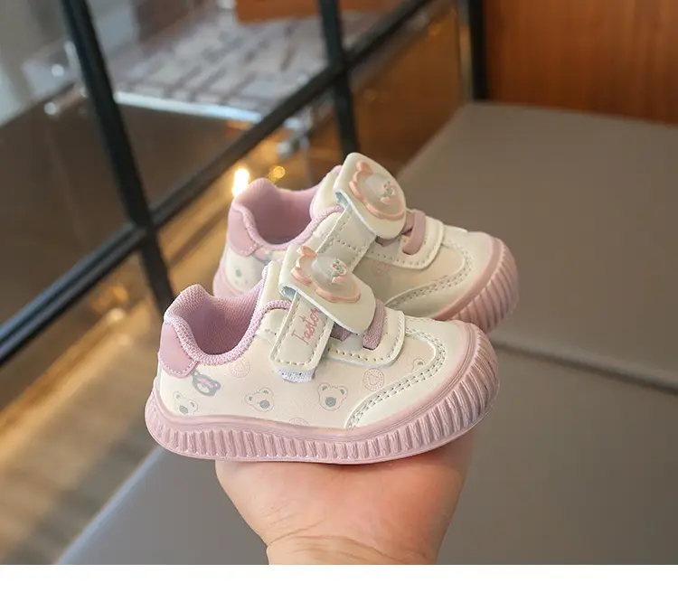 Children's shoes baby toddler shoes fashion boys and girls bear baby shoes 2025 spring and autumn girls single new fashion — feature 15