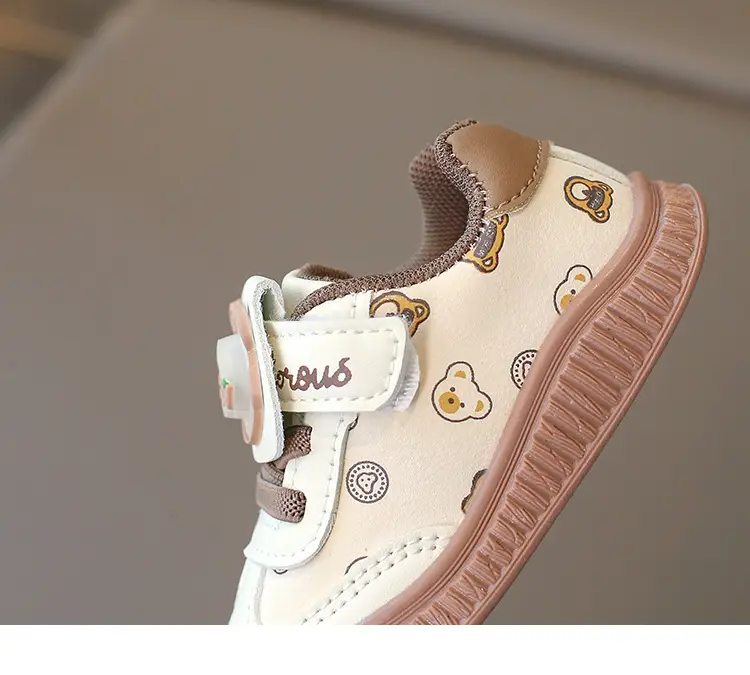Children's shoes baby toddler shoes fashion boys and girls bear baby shoes 2025 spring and autumn girls single new fashion — feature 18