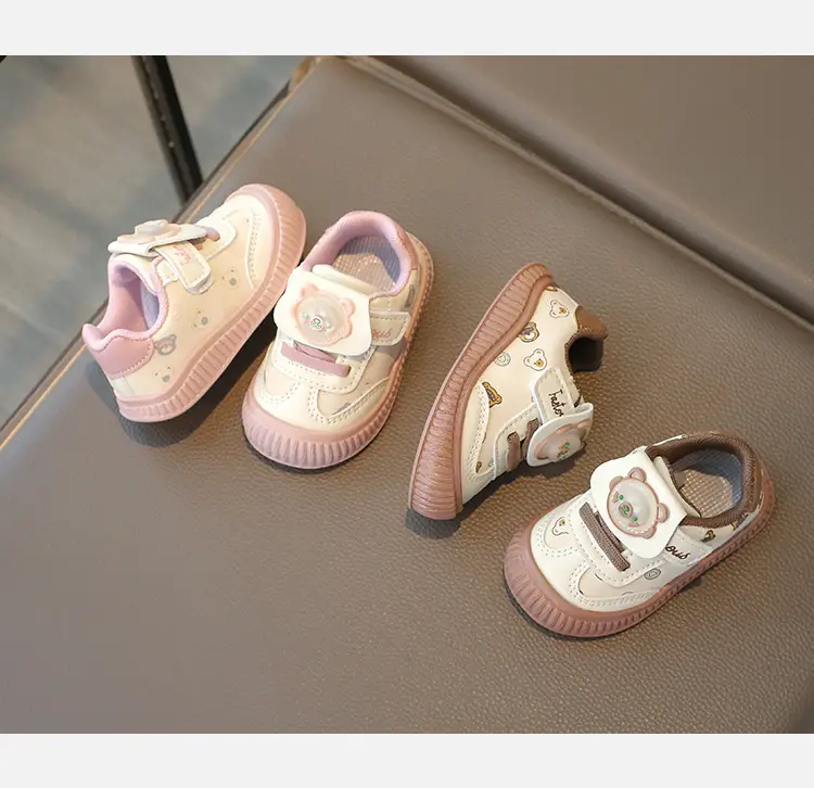 Children's shoes baby toddler shoes fashion boys and girls bear baby shoes 2025 spring and autumn girls single new fashion — feature 6