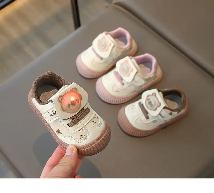 Children's shoes baby toddler shoes fashion boys and girls bear baby shoes 2025 spring and autumn girls single new fashion — feature 7