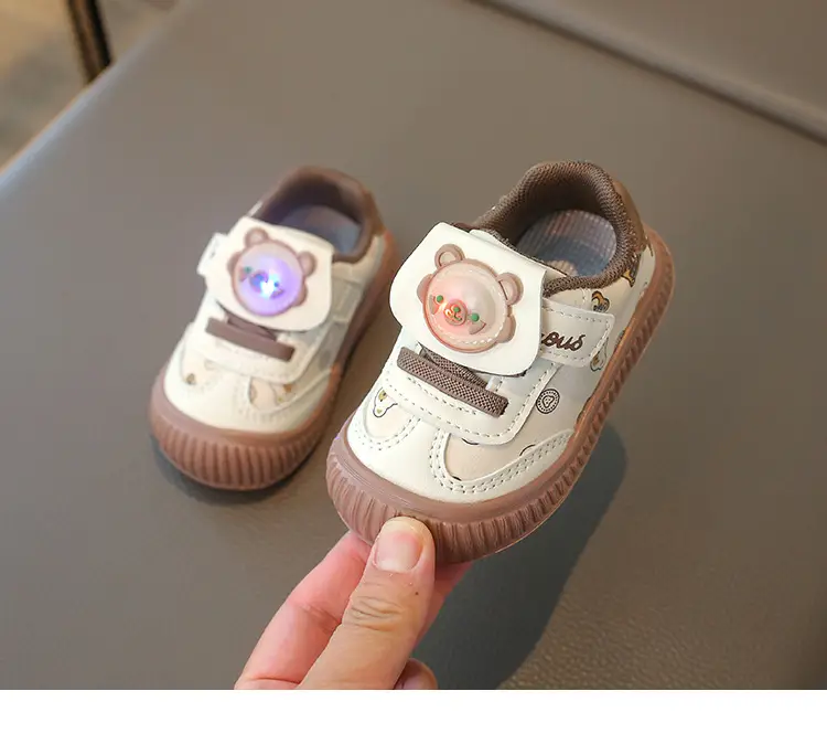 Children's shoes baby toddler shoes fashion boys and girls bear baby shoes 2025 spring and autumn girls single new fashion — feature 8