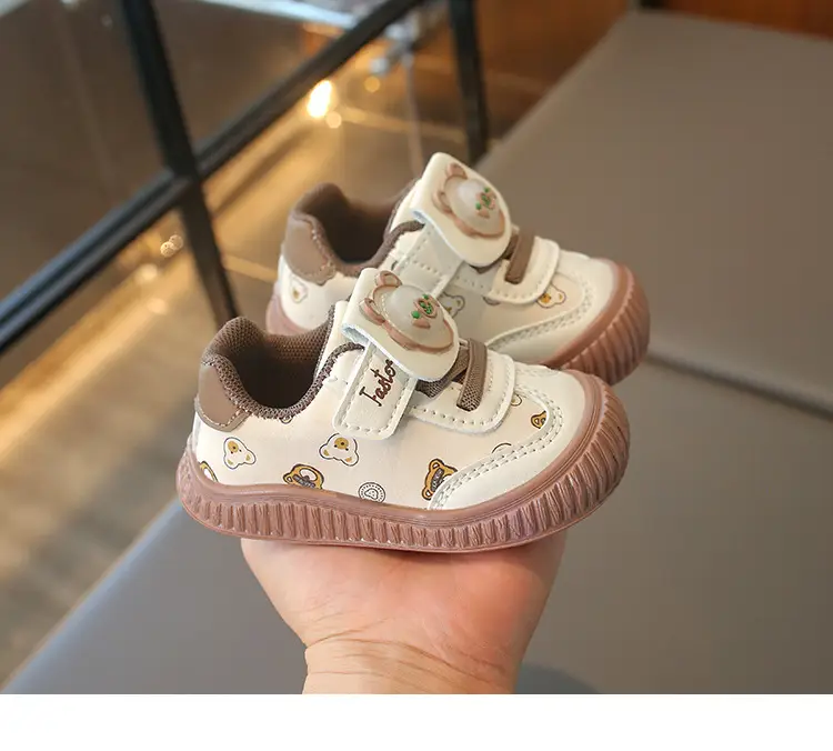 Children's shoes baby toddler shoes fashion boys and girls bear baby shoes 2025 spring and autumn girls single new fashion — feature 9