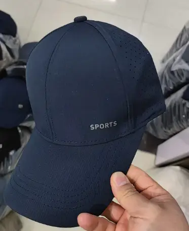 Grey Sports Cap 2025 New Peaked Design - Image 2