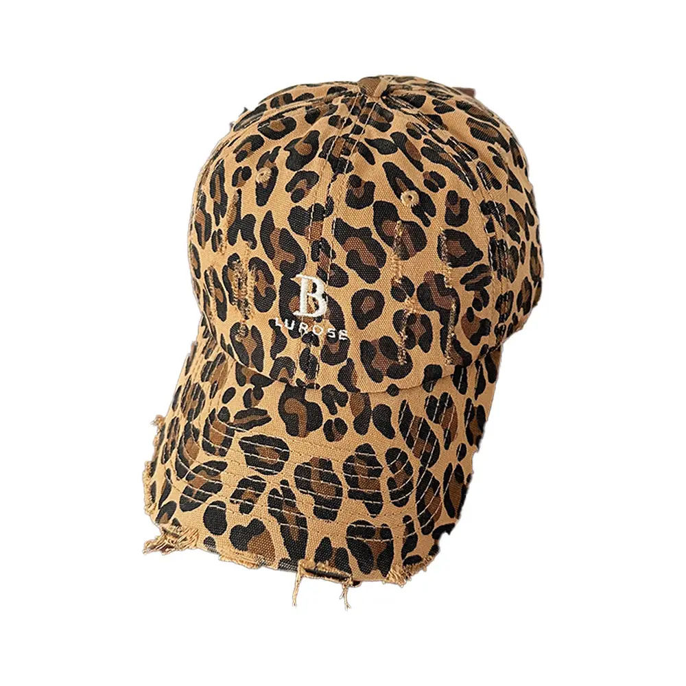 Leopard Print Baseball Cap for Kids Old Wear - Image 7