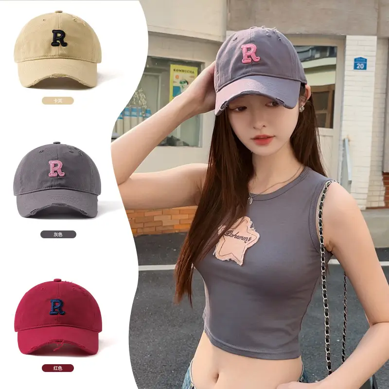 Women Baseball Cap Grey Skinny Fit Sports Hat - Image 16