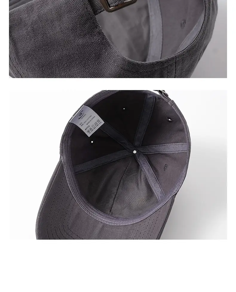 Women Baseball Cap Grey Skinny Fit Sports Hat — feature 21