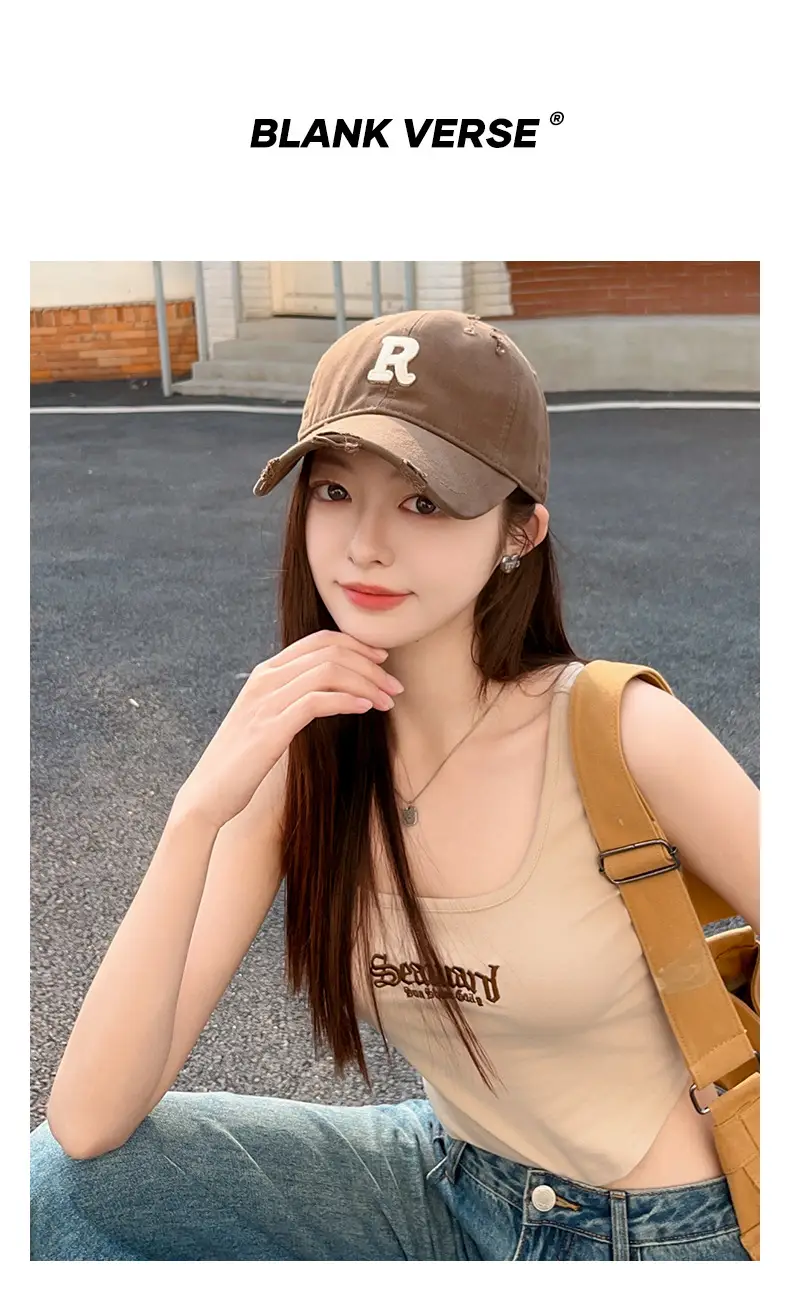 Women Baseball Cap Grey Skinny Fit Sports Hat — feature 4