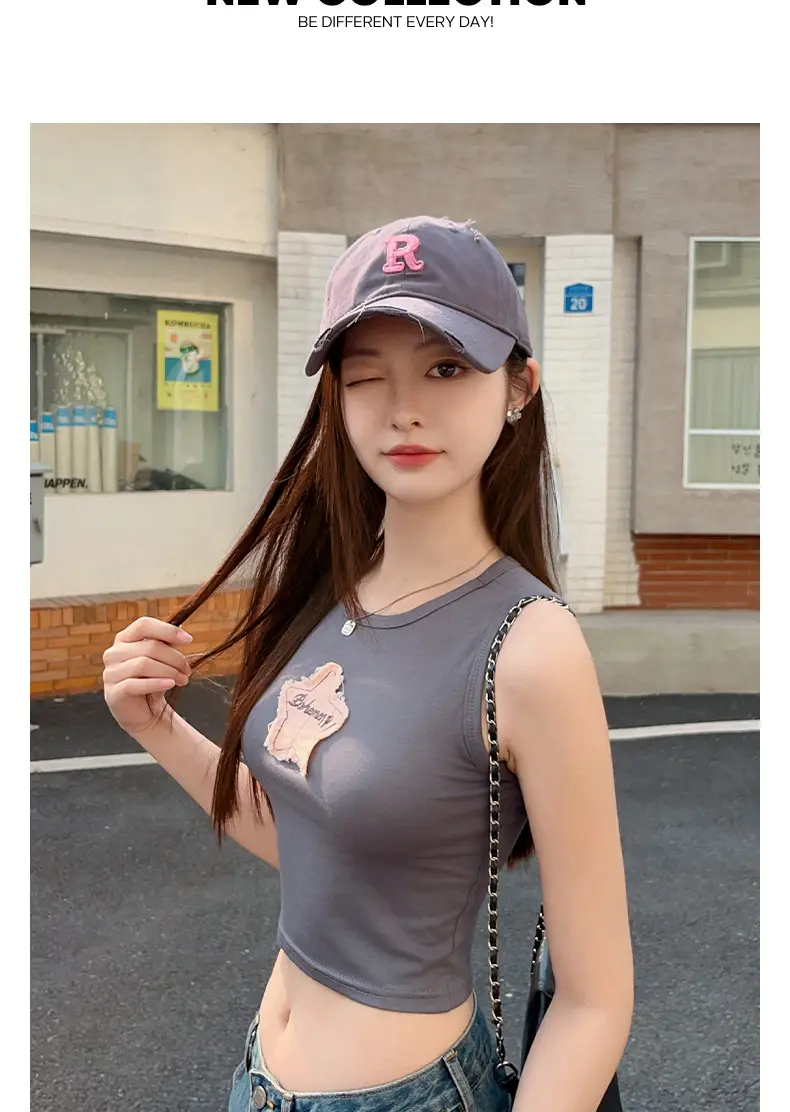 Women Baseball Cap Grey Skinny Fit Sports Hat — feature 9