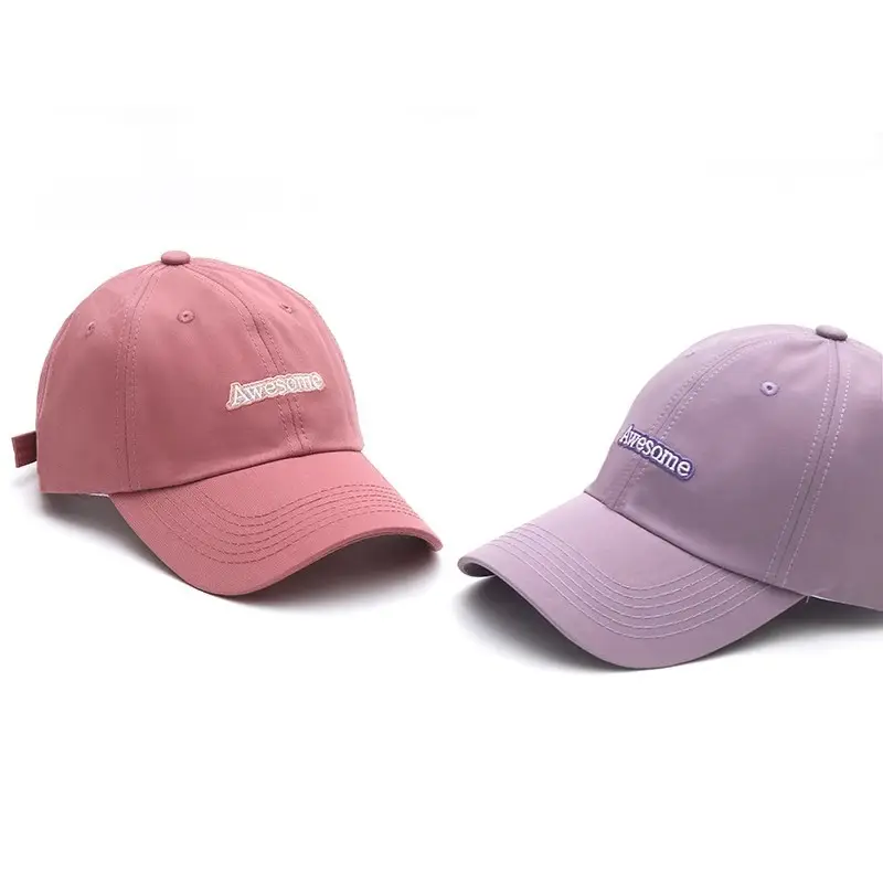 Women Retro Embroidered Duckbill Cap White — feature 2