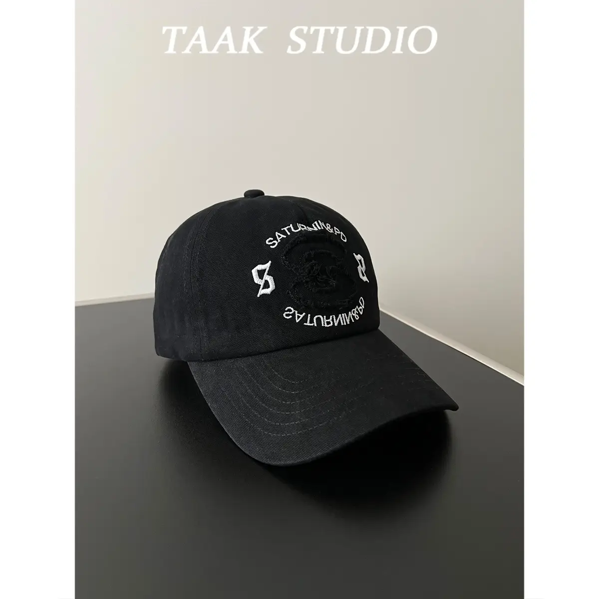 Black Letter Cap for Boys Girls Summer Wear