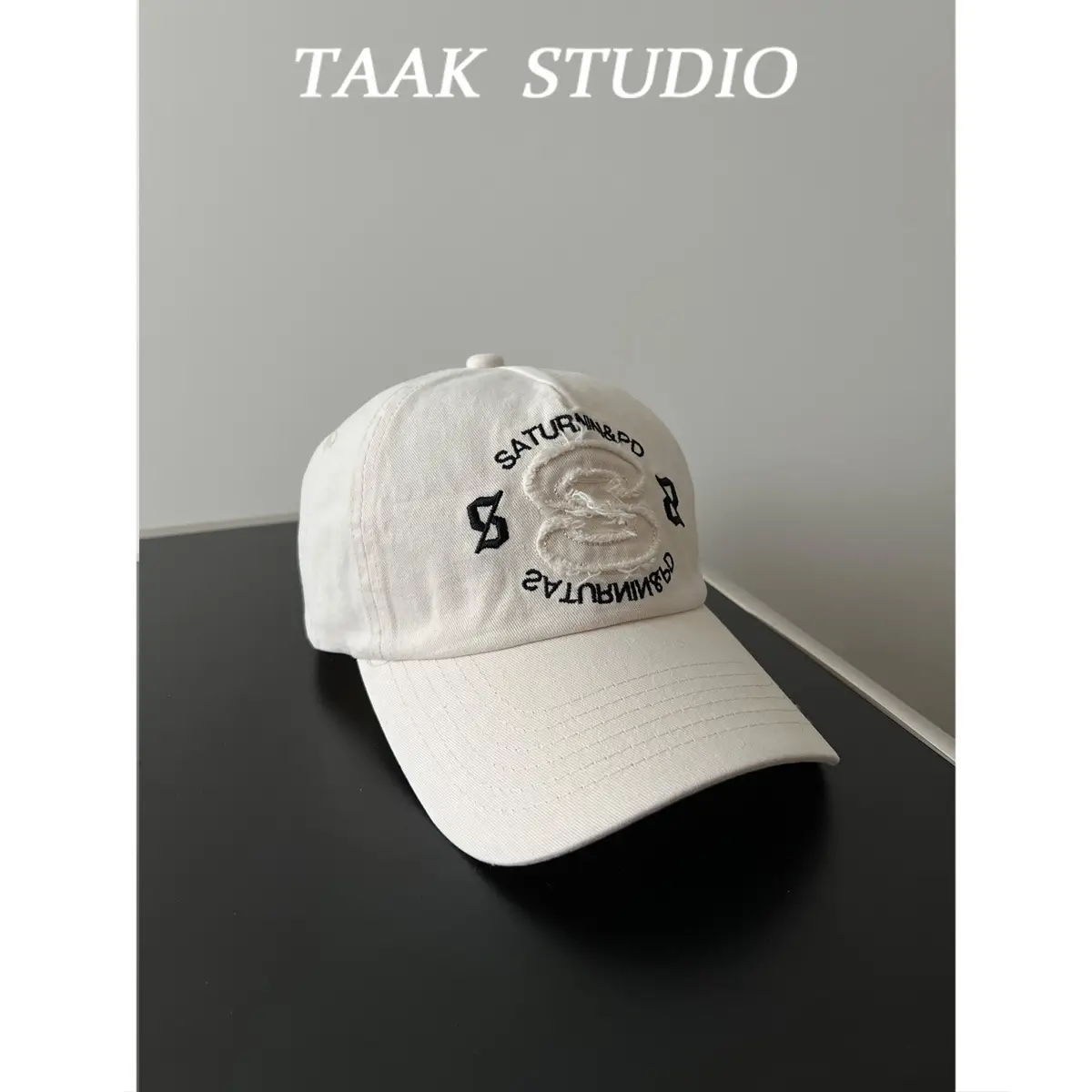 Black Letter Cap for Boys Girls Summer Wear