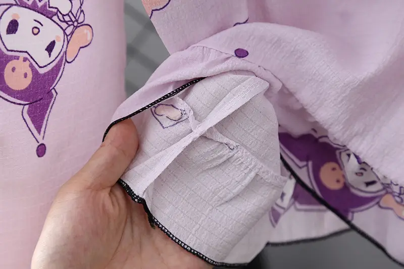 Girls Bubble Cotton Pajamas Long Sleeve Cartoon Spring Autumn — feature 20