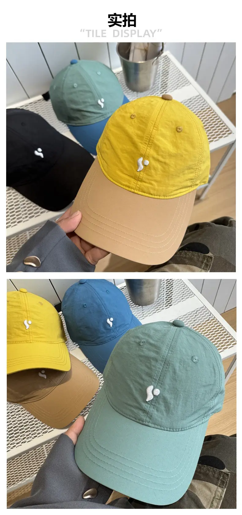 Men Black Baseball Cap Quick-Drying Fresh Breathable — feature 2