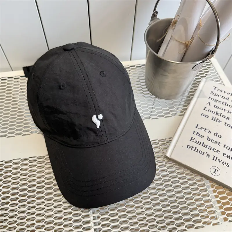 Men Black Baseball Cap Quick-Drying Fresh Breathable - Image 2