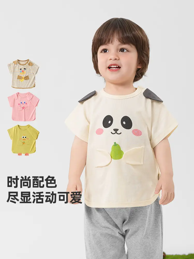Kaka Panda Baby Girl T-Shirt Summer Casual Short Sleeve - Image 7