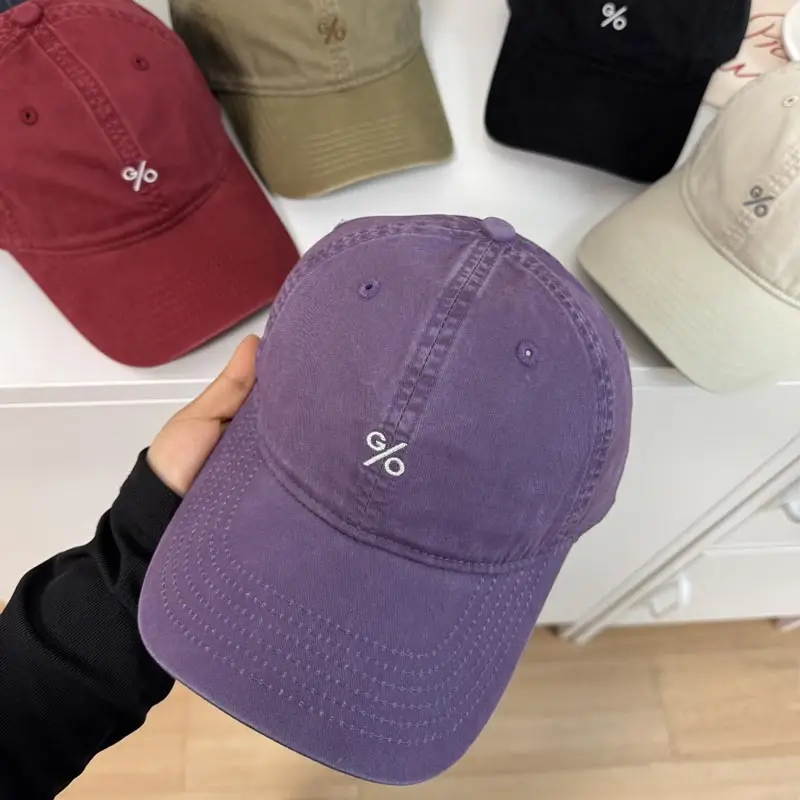 Japanese Style Vintage Washed Cotton Cap Men Women