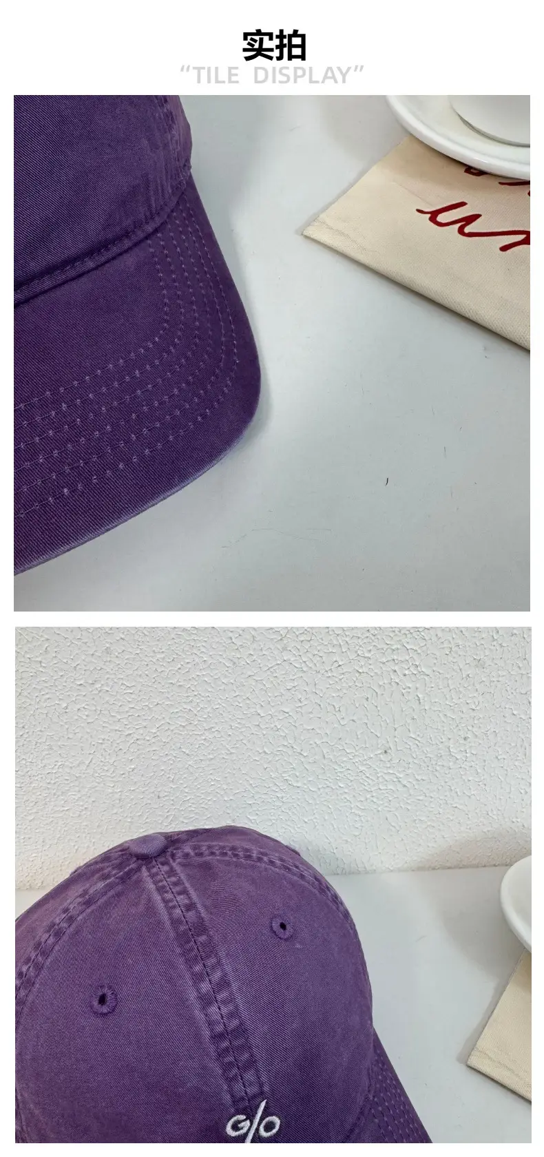 Japanese Style Vintage Washed Cotton Cap Men Women — feature 4
