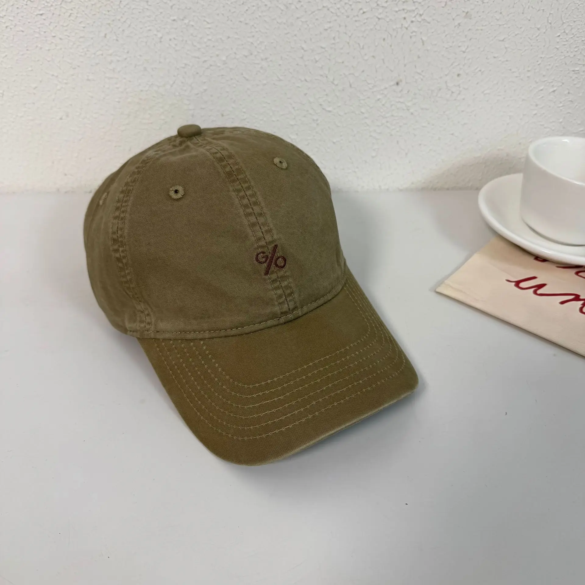 Japanese Style Vintage Washed Cotton Cap Men Women