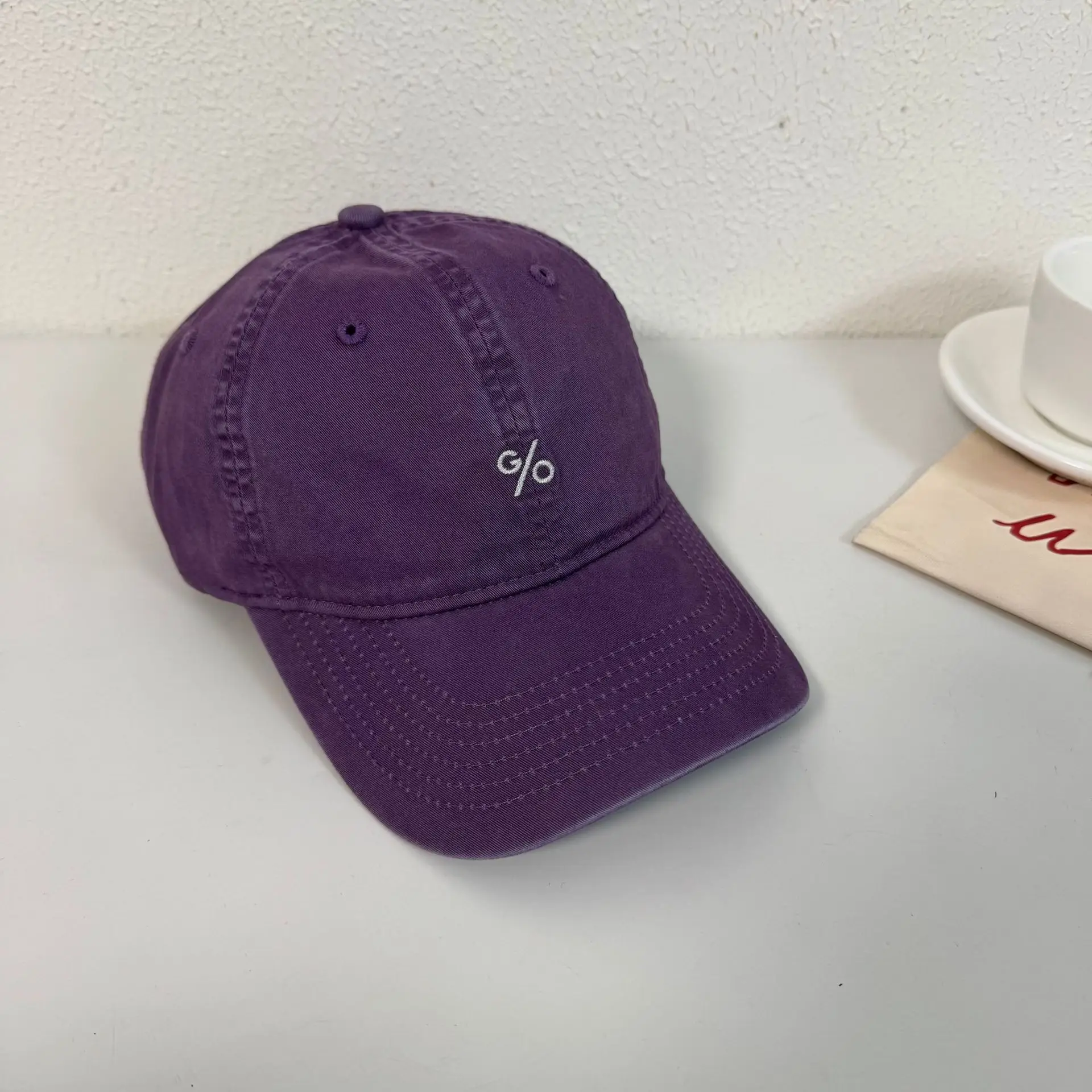 Japanese Style Vintage Washed Cotton Cap Men Women
