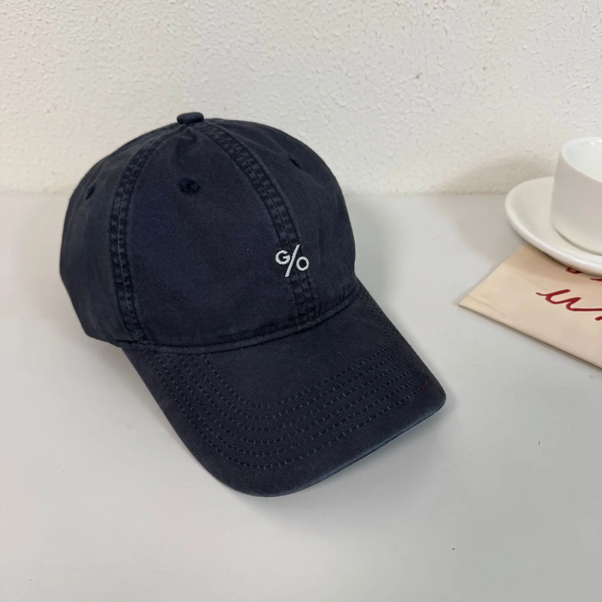 Japanese Style Vintage Washed Cotton Cap Men Women