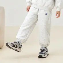 Boys Cotton Long Sleeve T-Shirt White Grey — feature 5