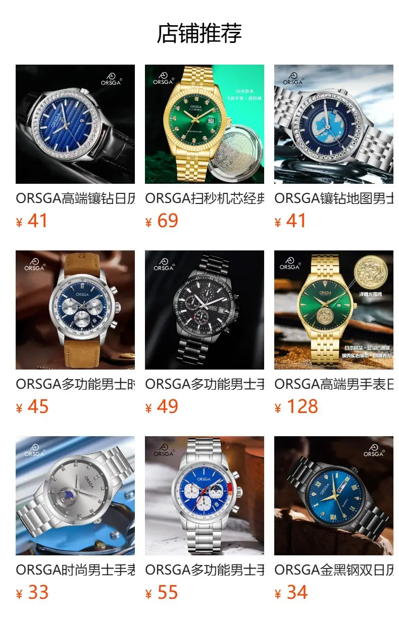 ORSGA Men's Starry Sky Watch with Luminous Dial — feature 17
