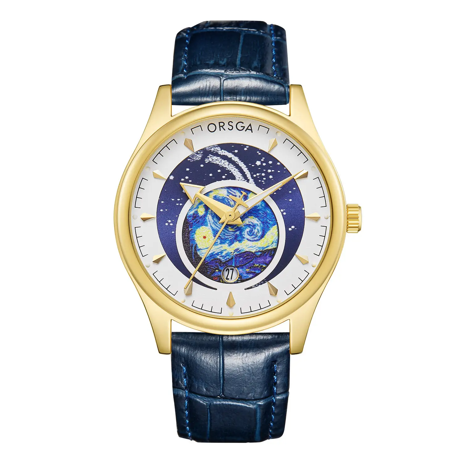 ORSGA Men's Starry Sky Watch with Luminous Dial
