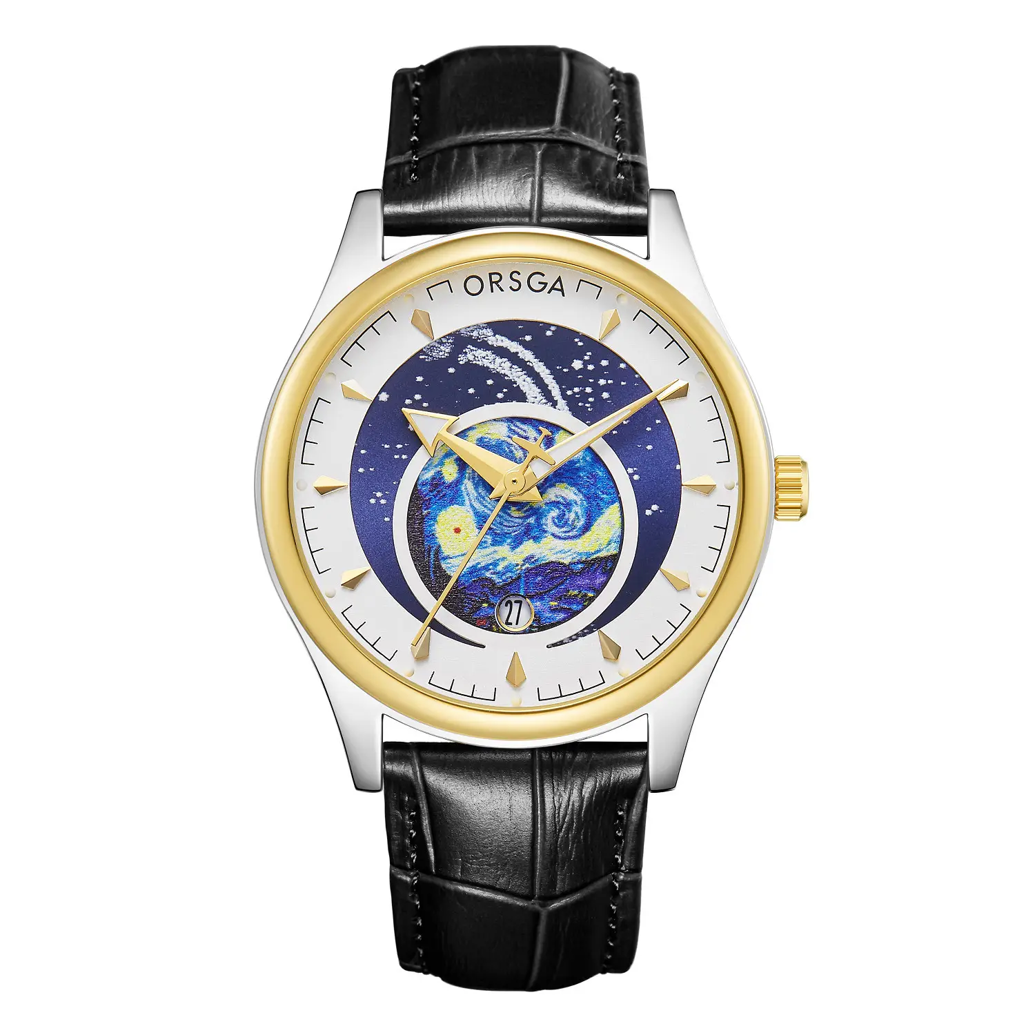 ORSGA Men's Starry Sky Watch with Luminous Dial