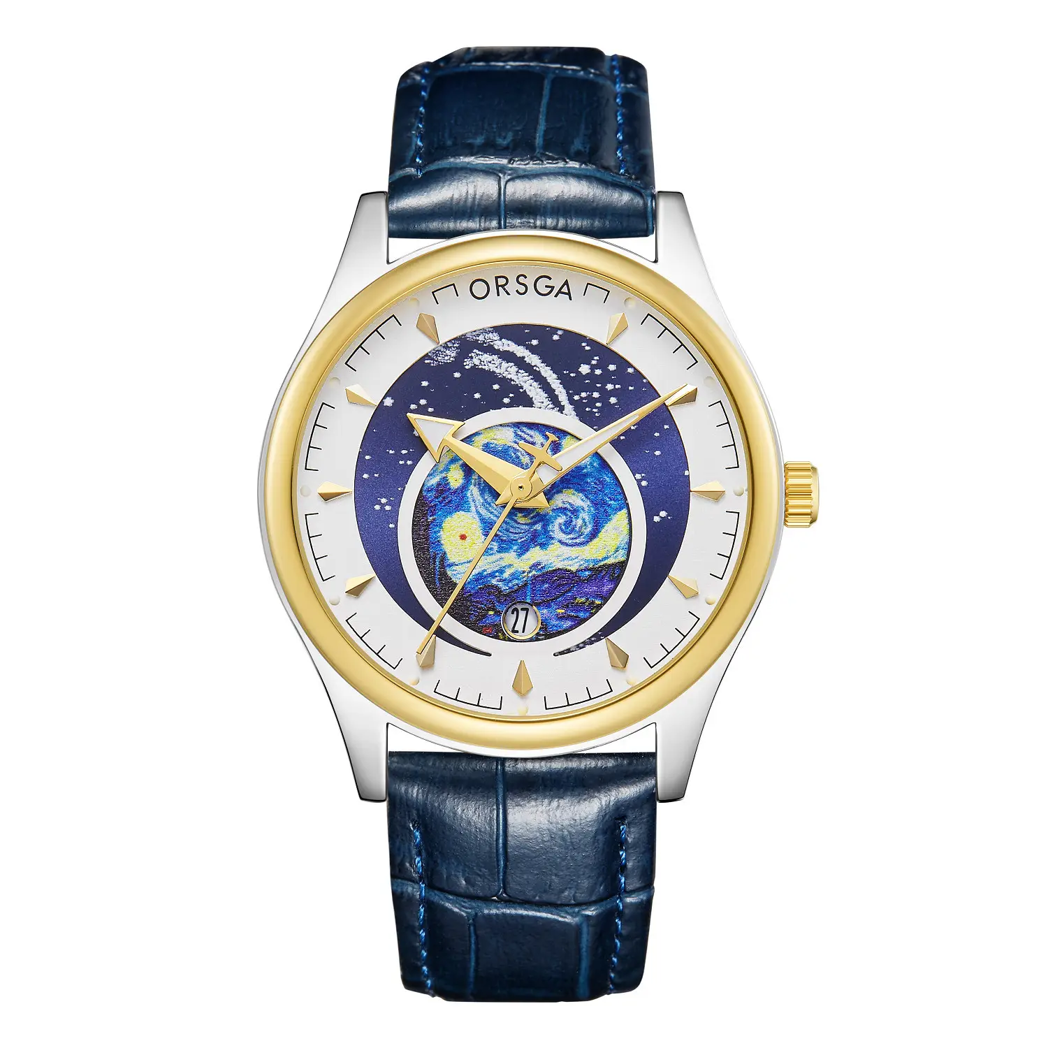 ORSGA Men's Starry Sky Watch with Luminous Dial