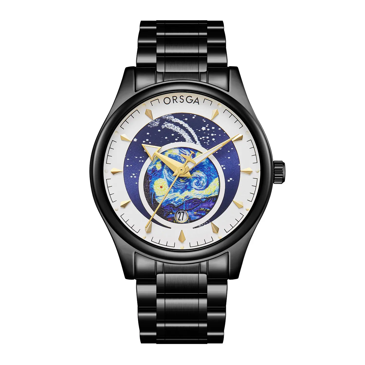 ORSGA Men's Starry Sky Watch with Luminous Dial