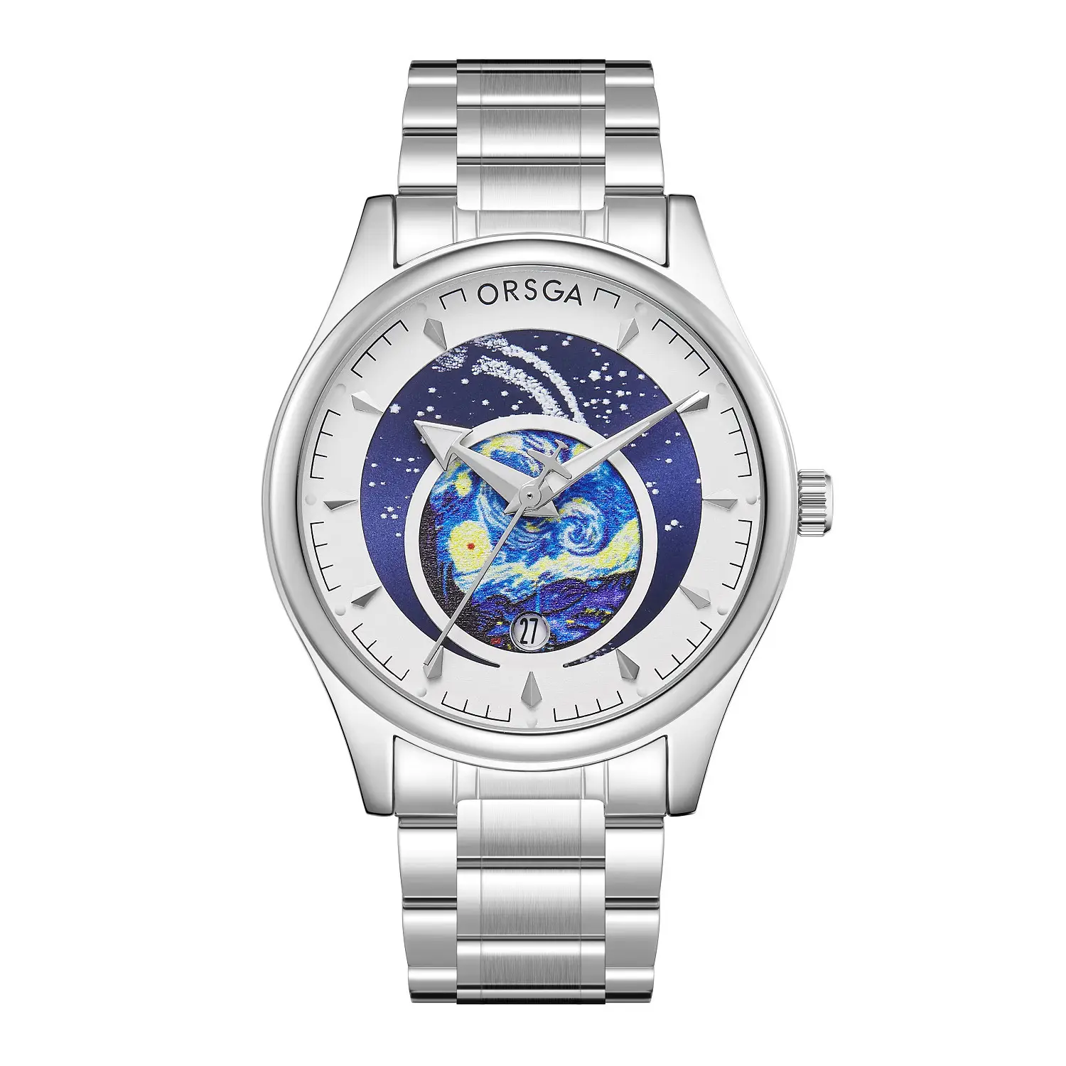 ORSGA Men's Starry Sky Watch with Luminous Dial